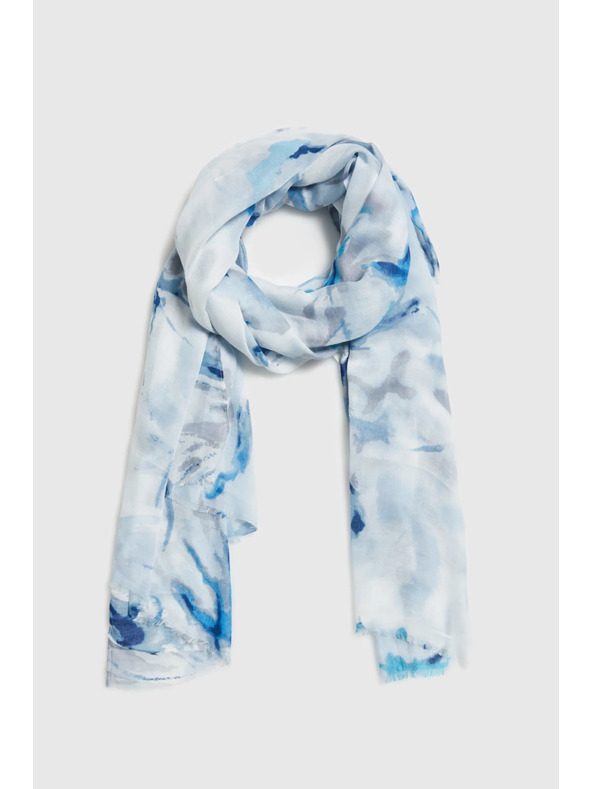 Moodo Mintás kék sál Moodo