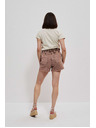 Moodo Karamell magas derekú farmer rövidnadrág Moodo
