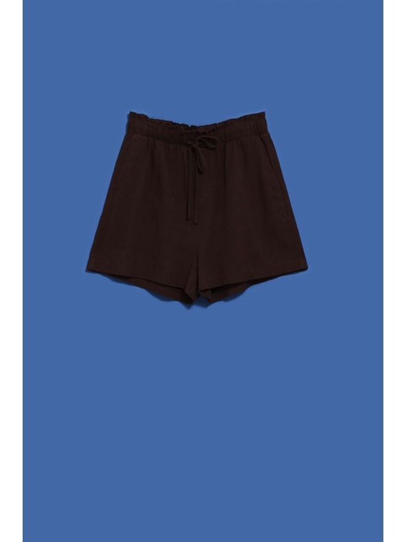 Moodo Sima sötétbarna zsinóros rövidnadrág Moodo