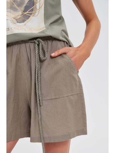 Moodo Laza olívzöld rövidnadrág Moodo