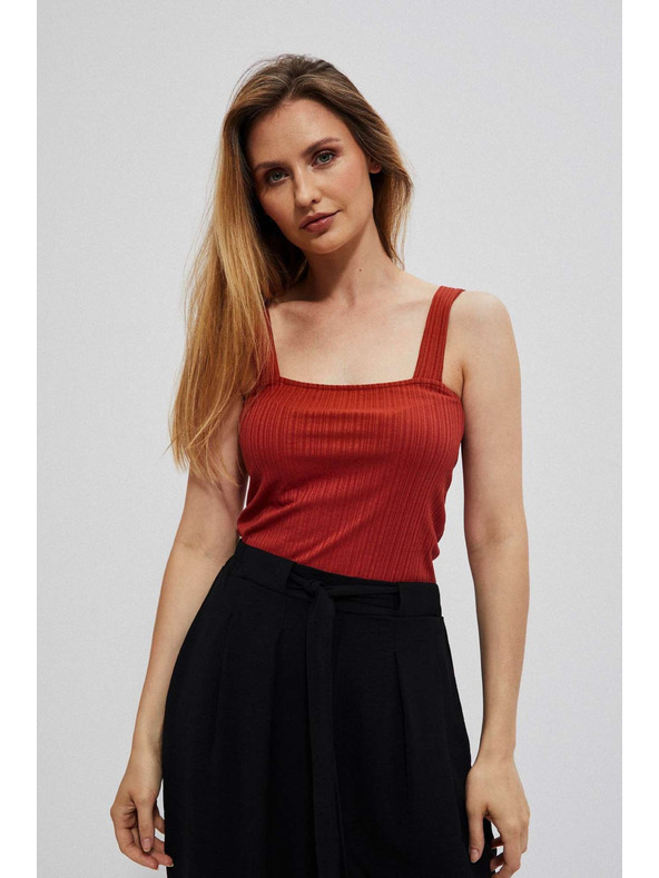 Moodo Bordázott rubin felső széles pántokkal Moodo