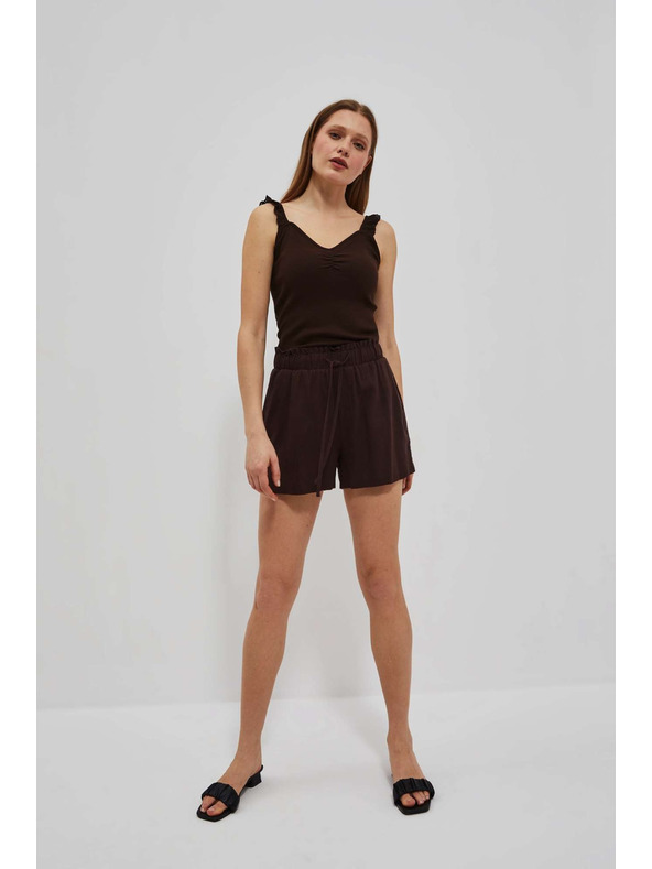 Moodo Sötétbarna felső díszpántokkal Moodo