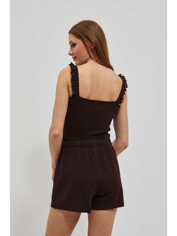 Moodo Sötétbarna felső díszpántokkal Moodo