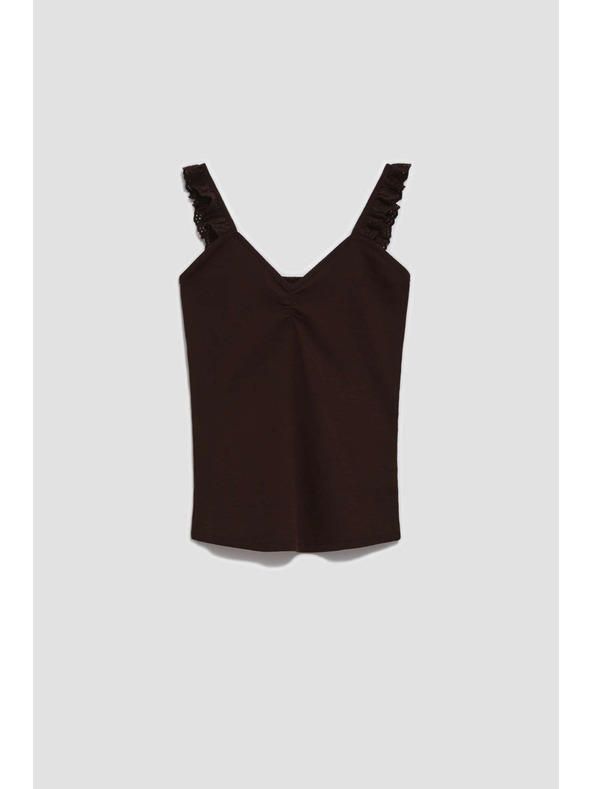 Moodo Sötétbarna felső díszpántokkal Moodo