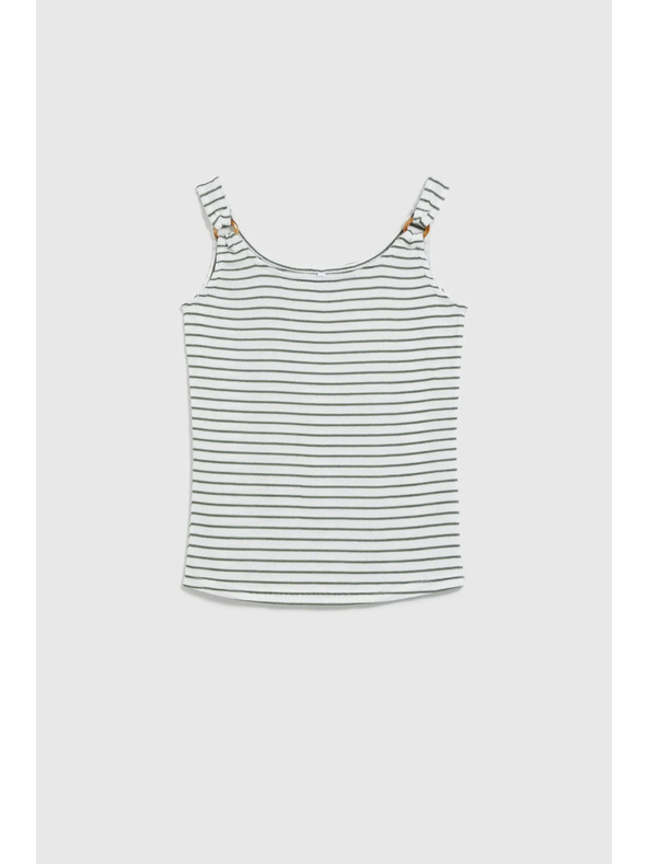 Moodo Fehér csíkos felső Moodo