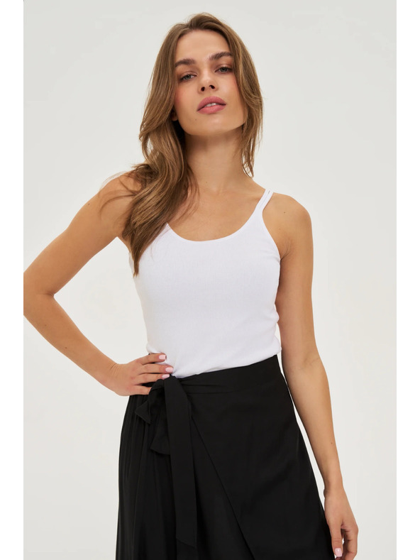Moodo Fehér pamut top Moodo