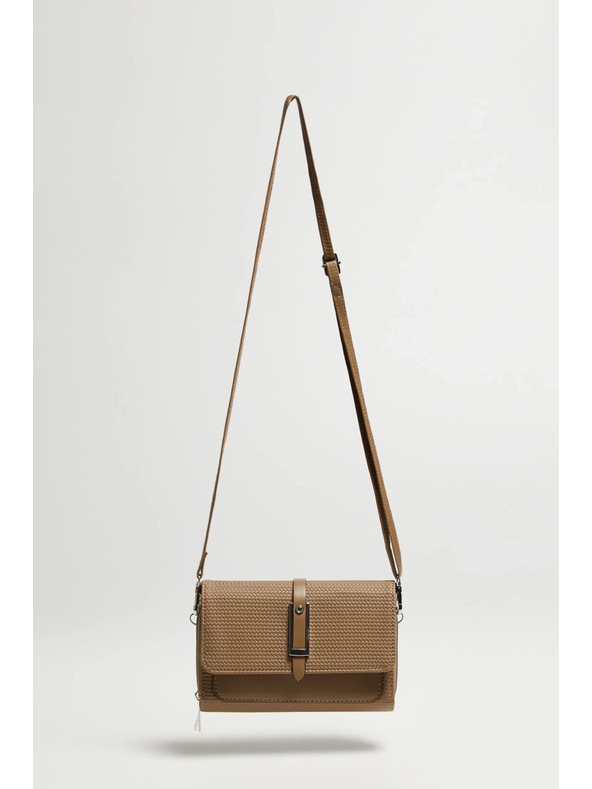 Moodo Bézs zipzáras táska Moodo