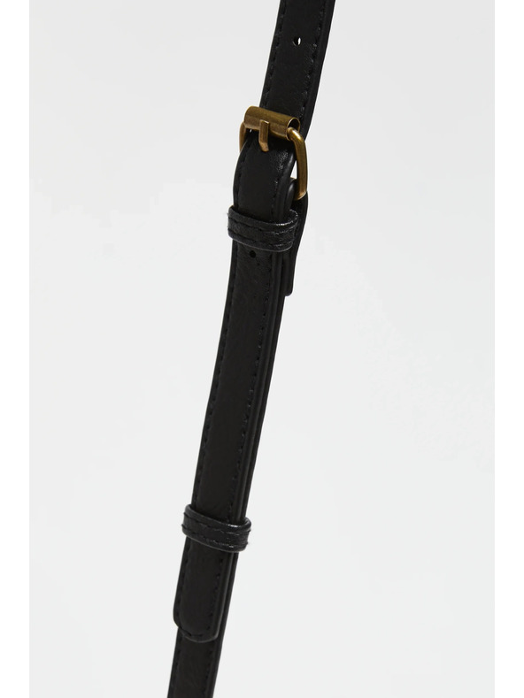 Moodo Fekete szalma táska Moodo