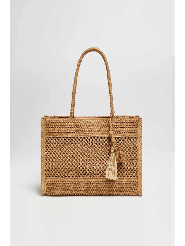 Moodo Bézs strandtáska Moodo