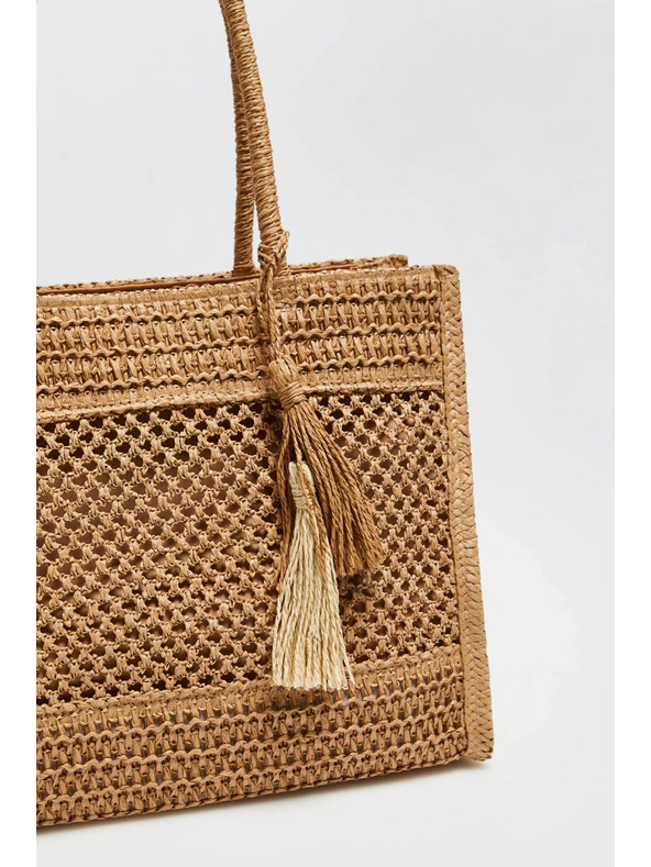 Moodo Bézs strandtáska Moodo