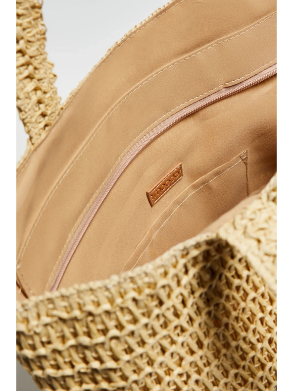 Moodo Kötött táska bézs Moodo