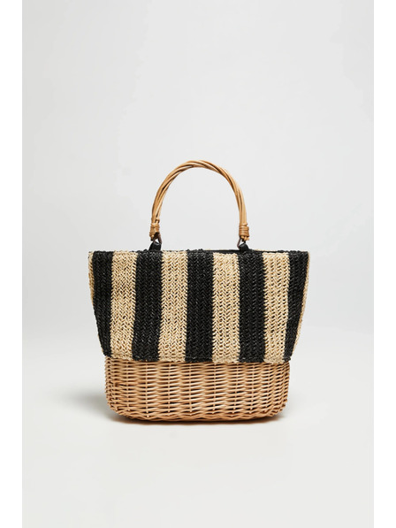 Moodo Bézs kosár táska Moodo