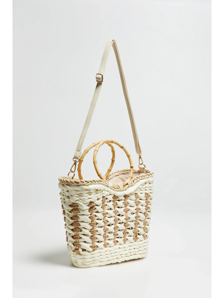 Moodo Fehér kosár táska Moodo