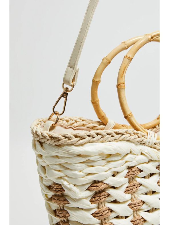 Moodo Fehér kosár táska Moodo