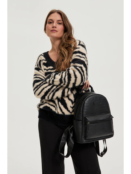 Moodo Fekete hátizsák Moodo