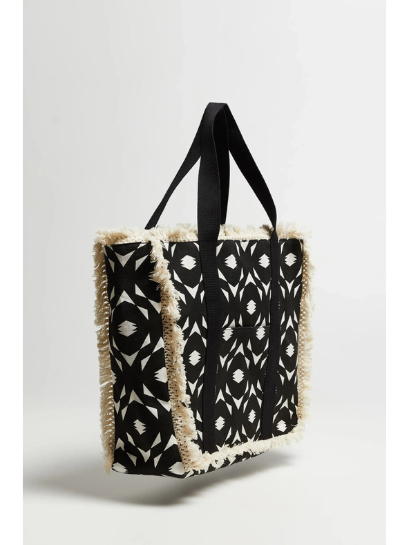 Moodo Nagy rojtos fekete táska Moodo