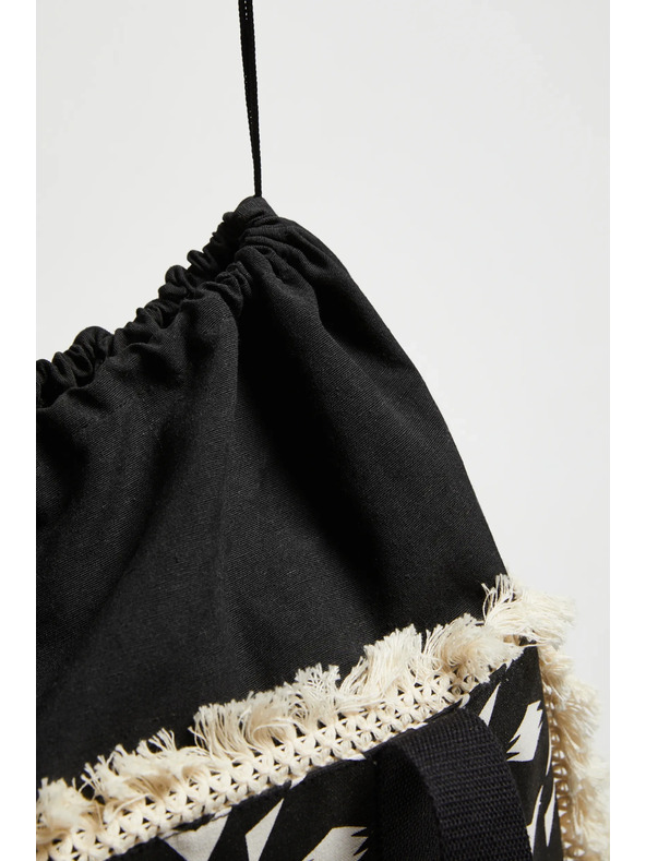 Moodo Nagy rojtos fekete táska Moodo