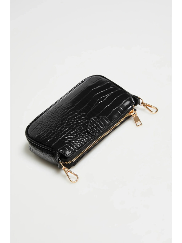 Moodo Dupla fekete táska Moodo