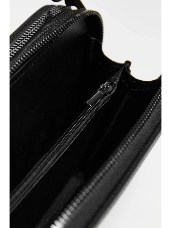 Moodo Fekete táska széles pánttal Moodo