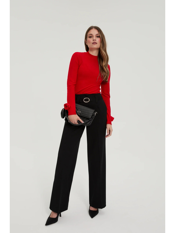 Moodo Fekete táska dupla fogantyúval Moodo