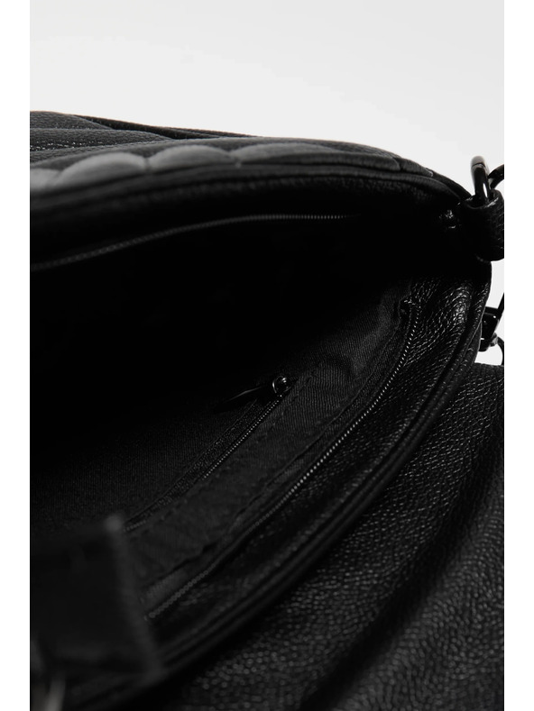 Moodo Fekete táska dupla fogantyúval Moodo