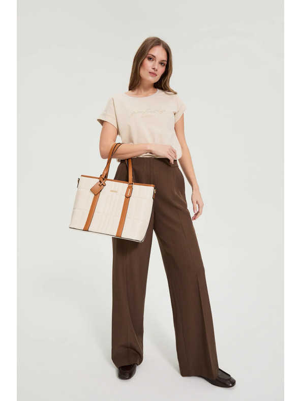 Moodo Nagy bézs táska Moodo