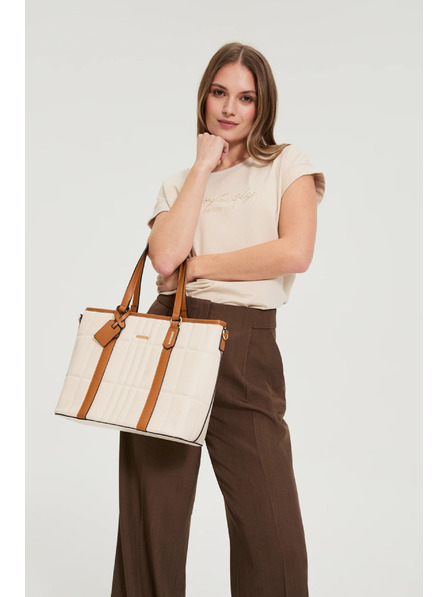 Moodo Nagy bézs táska Moodo