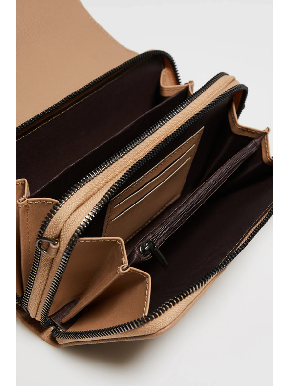 Moodo Kis bézs táska Moodo