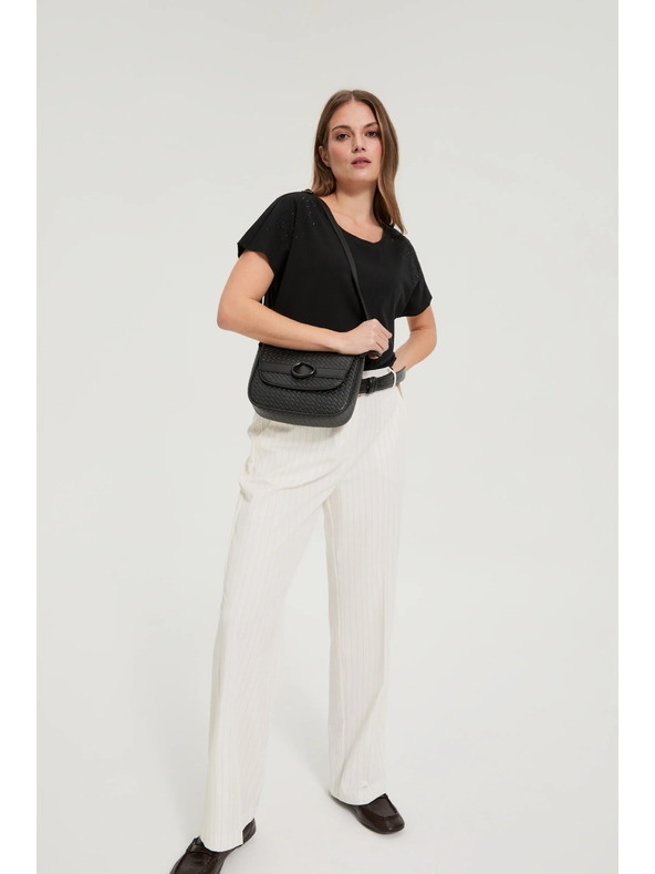 Moodo Kis fekete válltáska Moodo