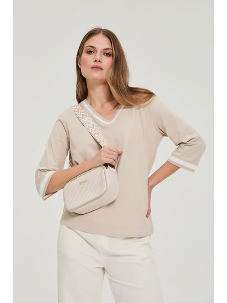 Moodo Bézs crossbody táska Moodo