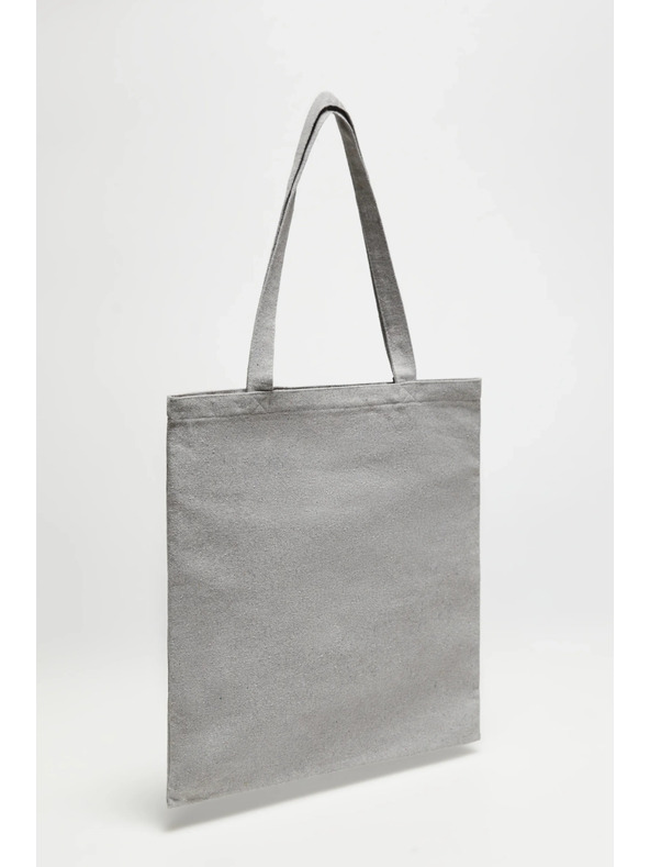 Moodo Szürke bevásárlótáska nyomattal Moodo