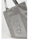 Moodo Szürke bevásárlótáska nyomattal Moodo