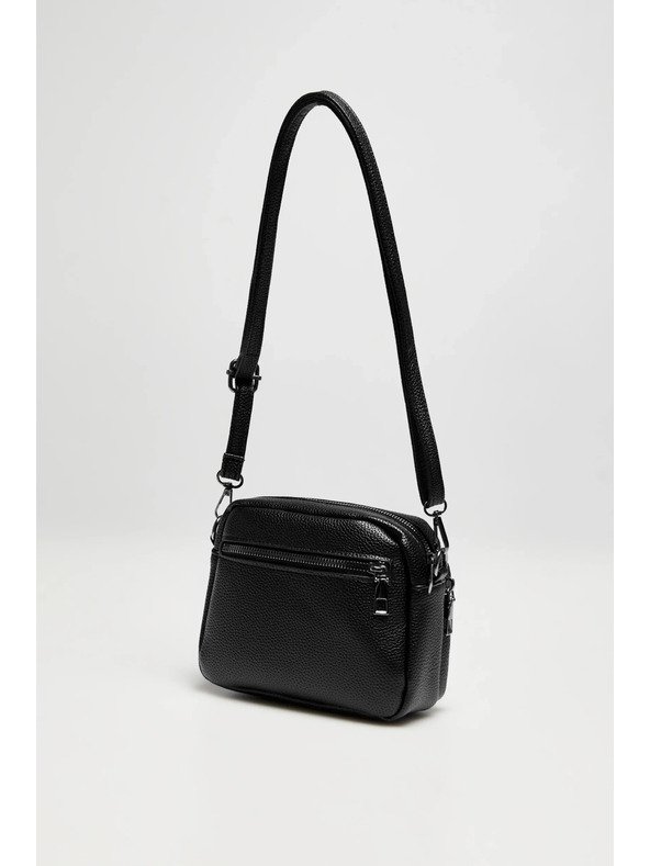 Moodo Kis fekete öko-bőr táska Moodo