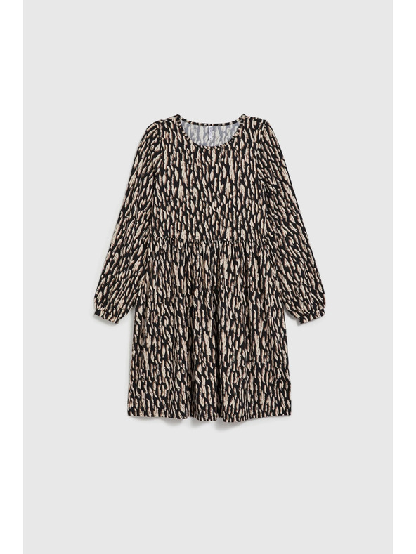 Moodo Barna ruha felfújt ujjakkal Moodo