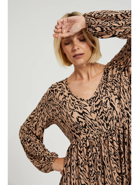 Moodo Barna ruha állatos mintával Moodo