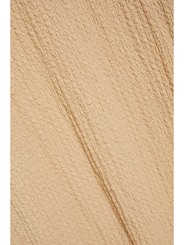 Moodo Bézs midi ruha hosszú ujjal Moodo