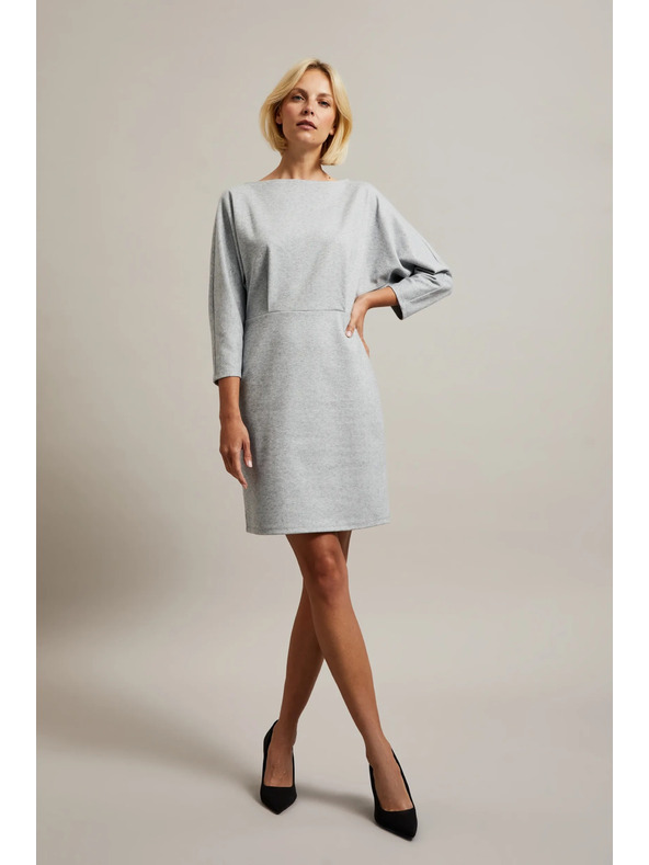 Moodo Sima térd alá érő ruha, szürke Moodo