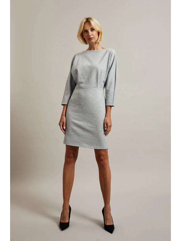 Moodo Sima térd alá érő ruha, szürke Moodo