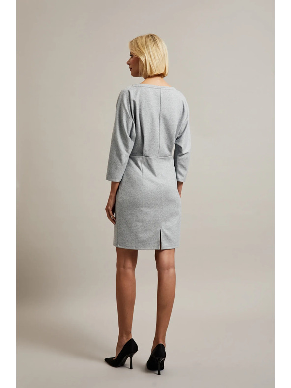 Moodo Sima térd alá érő ruha, szürke Moodo