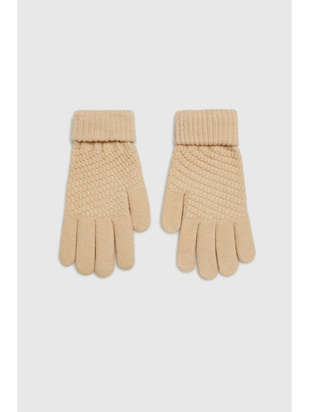 Moodo Bézs kötött kesztyű Moodo