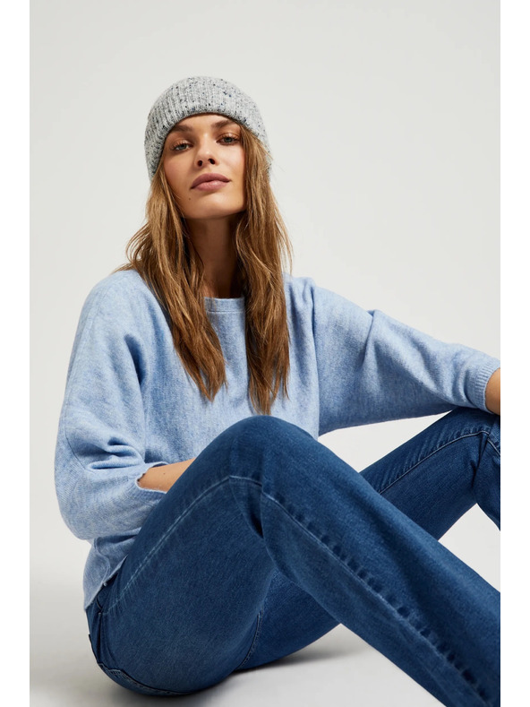 Moodo Bordázott sapka, szürke Moodo