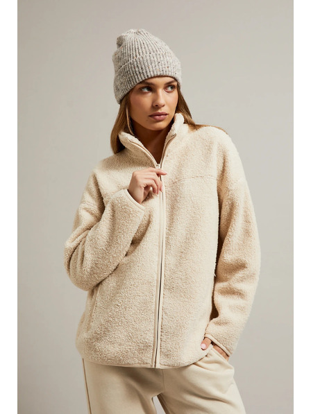 Moodo Bordázott sapka, bézs Moodo