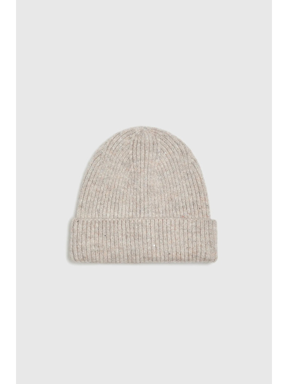 Moodo Bordázott sapka, bézs Moodo