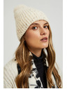 Moodo Meleg bojtos sapka, bézs Moodo