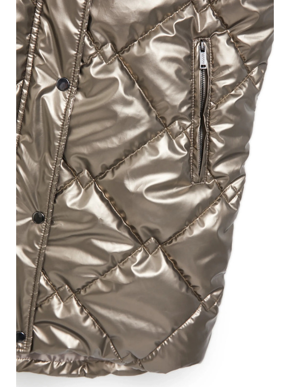 Moodo Steppelt kapucnis mellény, bézs Moodo