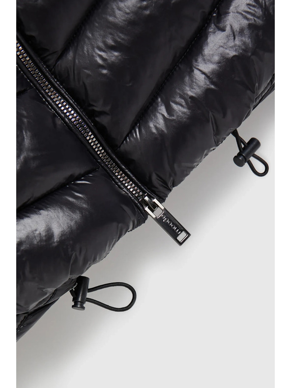 Moodo Steppelt cipzáras mellény, fekete Moodo