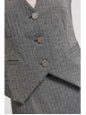 Moodo Elegáns mellény, szürke ezüst gombokkal Moodo
