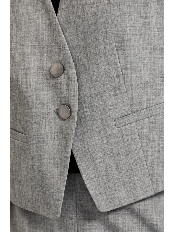 Moodo Elegáns mellény szürke Moodo