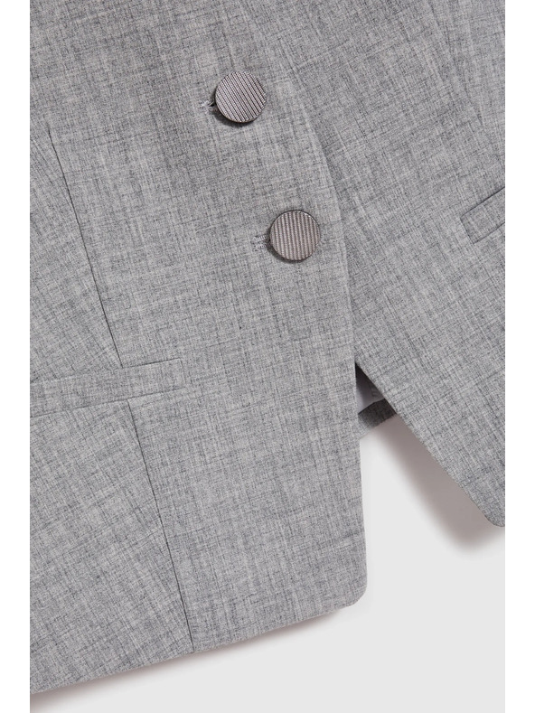 Moodo Elegáns mellény szürke Moodo