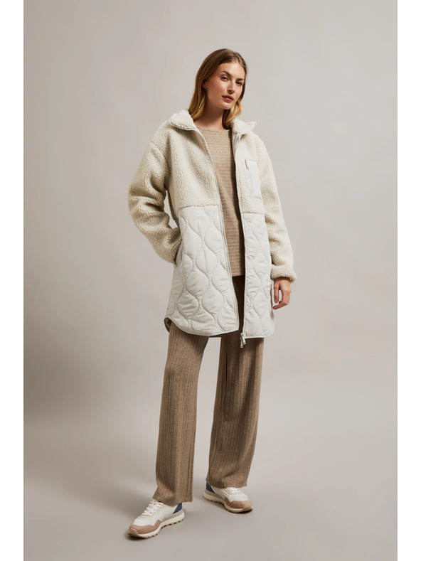 Moodo Bézs teddy dzseki Moodo